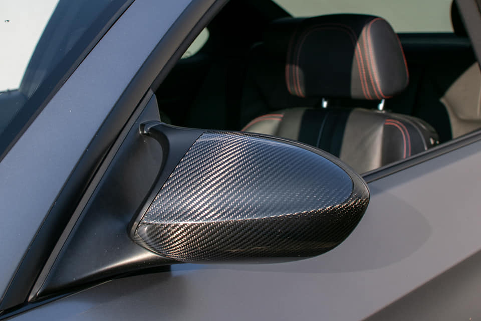 Bmw m3 carbon fiber mirror covers for e90 e92 e93 - image 2