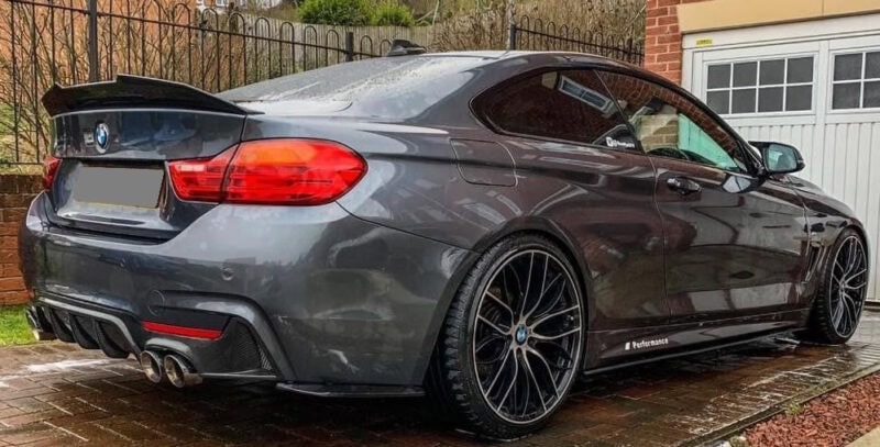 Bmw 4 series f32 psm style carbon fibre boot spoiler - image 3