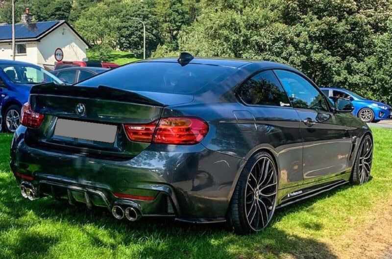 Bmw 4 series f32 psm style carbon fibre boot spoiler - image 4