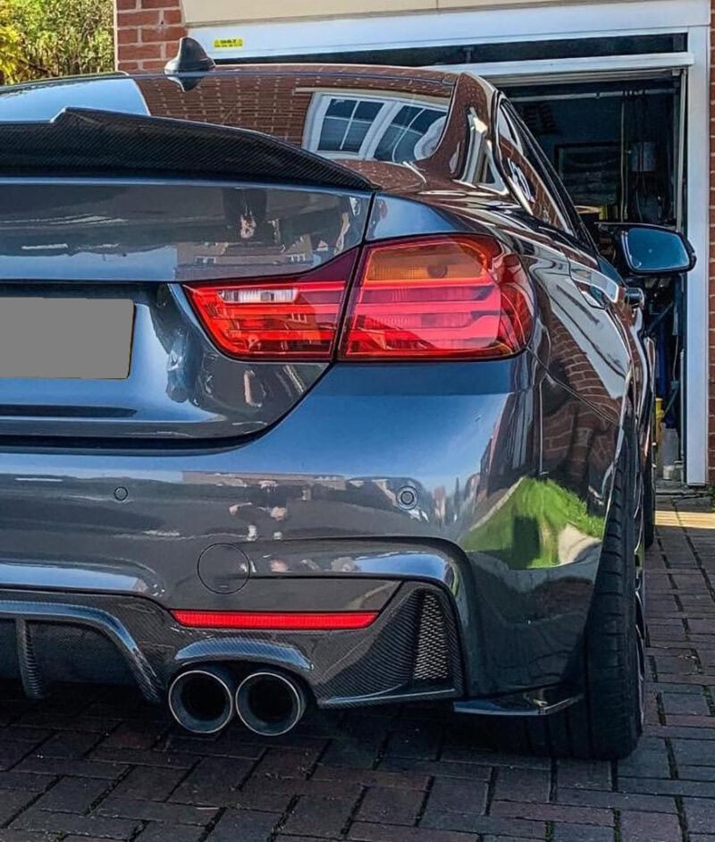 Bmw 4 series f32 psm style carbon fibre boot spoiler - image 5