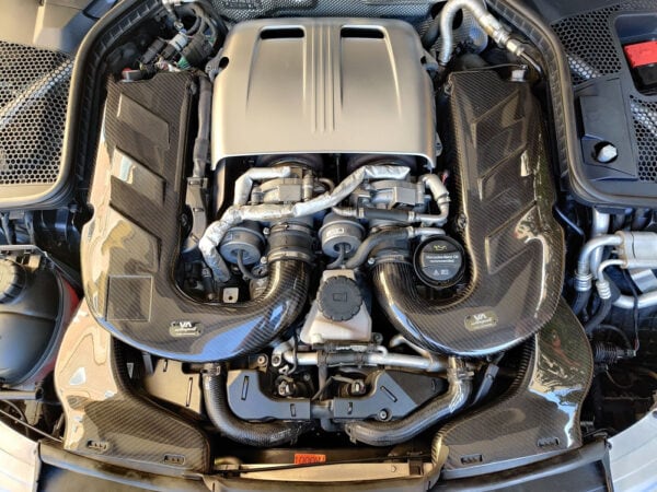 Alternative view of VA Motorsports MERCEDES-BENZ A205 C205 S205 W205 C63 M177 Prepreg CARBON FIBRE Cold Air Intake Induction Kit