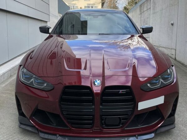 Alternative view of BMW G80 M3 G82 M4 Carbon Fibre Front Splitter - VAD1 Style