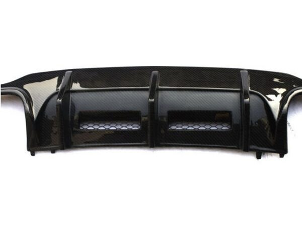 Mercedes-benz c204 s204 w204 amg 507 c63 rt style rbs ii carbon fiber rear diffuser