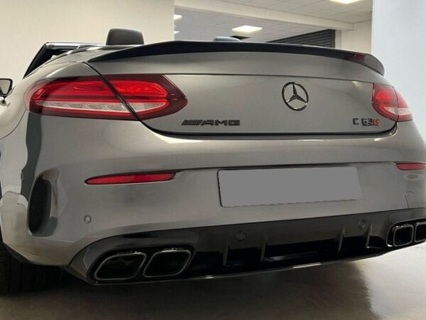 Mercedes-benz c class a205 convertible carbon fiber boot spoiler