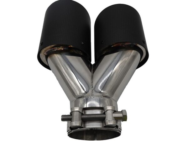Bmw 6 series f06 f12 f13 carbon fiber quad exhaust tips