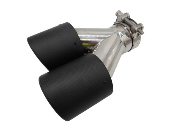 Bmw 6 series f06 f12 f13 carbon fiber quad exhaust tips