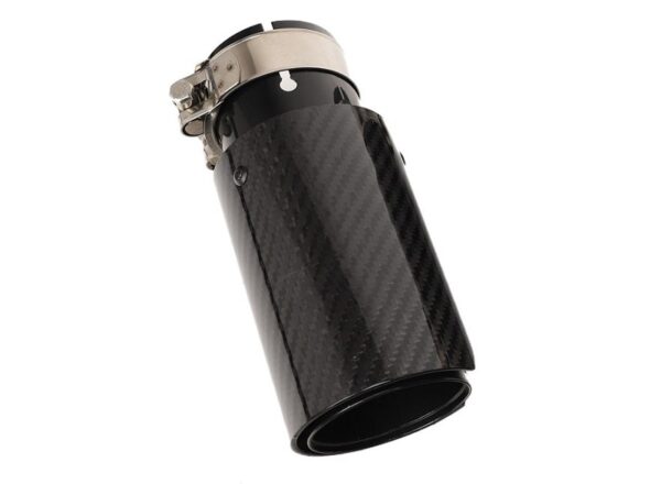 Bmw f series carbon fiber black exhaust tip