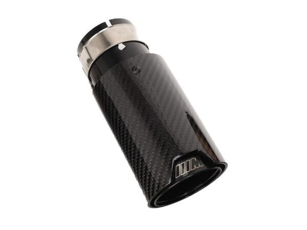 Bmw f series carbon fiber black exhaust tip