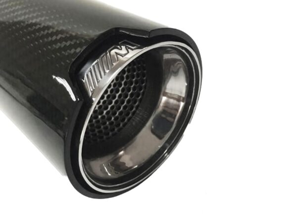 Bmw f series carbon fiber long exhaust tip