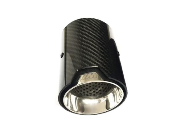 Bmw f series carbon fiber short exhaust tip