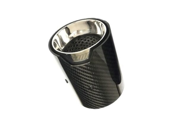 Bmw f series carbon fiber short exhaust tip