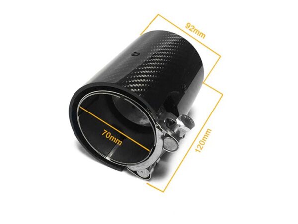 Bmw m2 m3 m4 m5 carbon fiber black exhaust tips