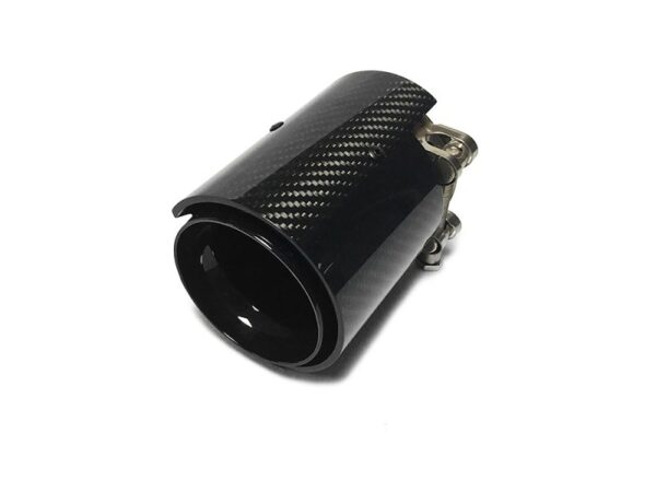 Bmw m2 m3 m4 m5 carbon fiber black exhaust tips