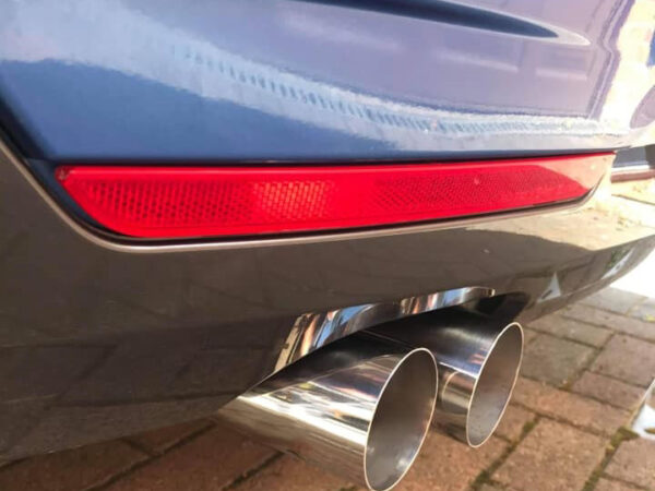 Bmw f30 f31 316d 318d 320d f32 f36 418d 420d single to double exhaust tips