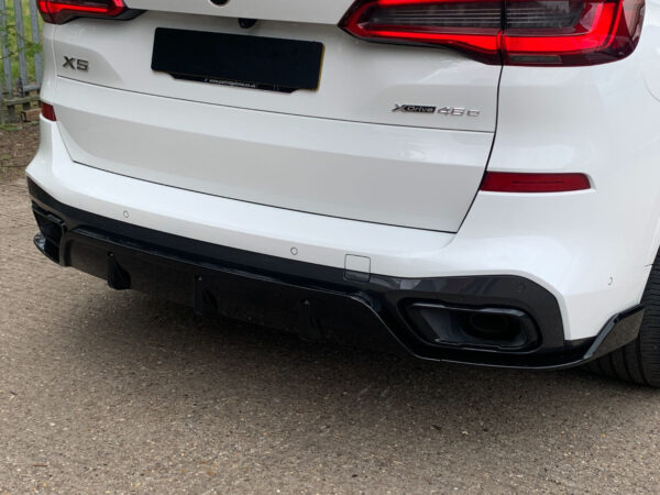 Bmw x series g05 g06 g07 stainless steel shadow line black crhome exhaust tips