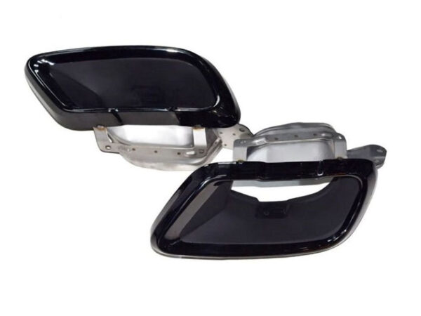 Bmw x series g05 g06 g07 stainless steel shadow line black crhome exhaust tips