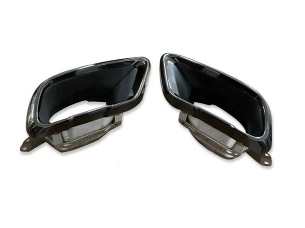 Bmw x series g05 g06 g07 stainless steel shadow line black crhome exhaust tips