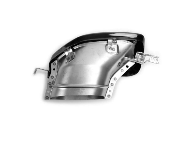 Bmw g20 g21 m340i style stainless steel gloss black exhaust tips