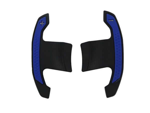 Bmw f & g series blue carbon fiber paddle shifters