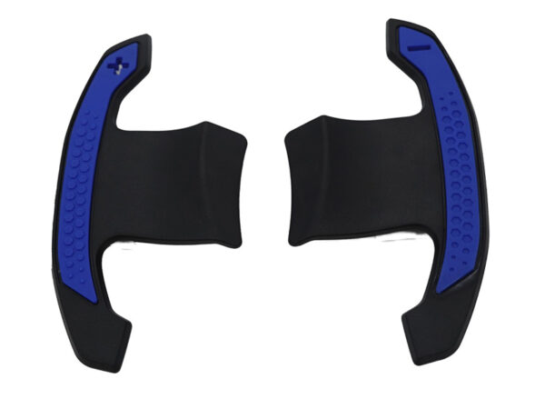 Bmw f & g series blue carbon fiber paddle shifters