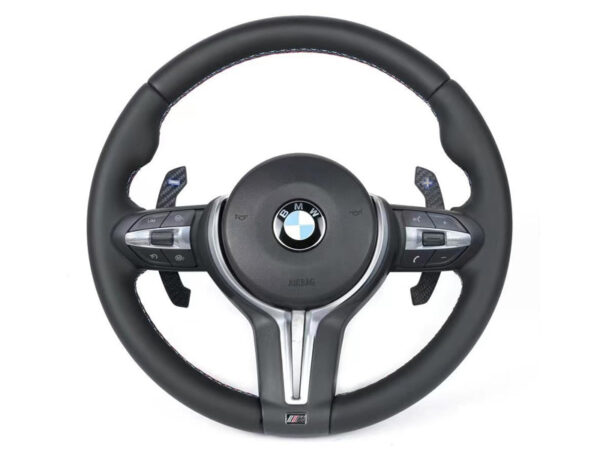 Bmw f & g series blue carbon fiber paddle shifters