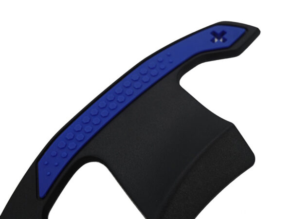Bmw f & g series blue carbon fiber paddle shifters