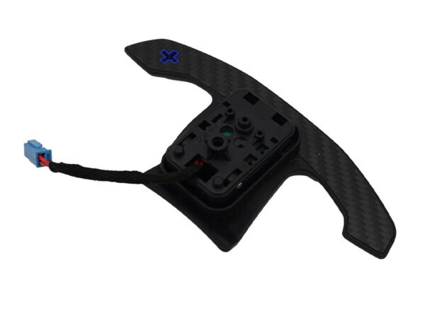 Bmw f & g series blue carbon fiber paddle shifters