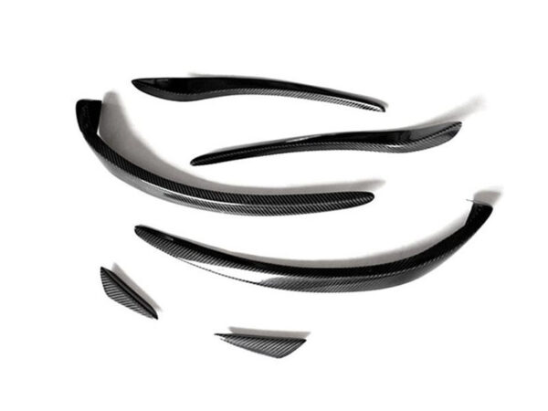 Mercedes-benz cla class c117 revozport style carbon fiber front canards