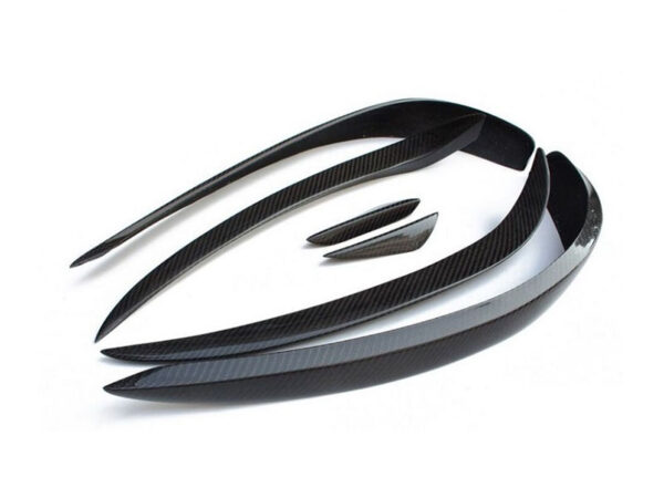 Mercedes-benz cla class c117 revozport style carbon fiber front canards