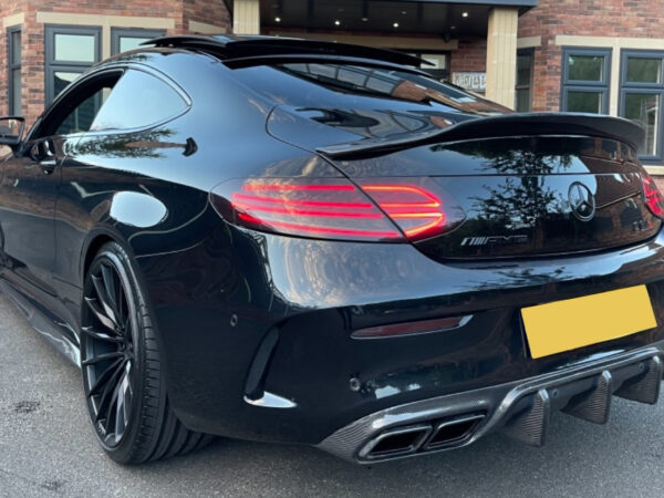 MERCEDES-BENZ C Class C205 COUPE PSM Style CARBON FIBER Boot Spoiler