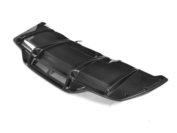 Mercedes-benz a205 c205 coupe convertible c63 amg psm style carbon fiber rear diffuser