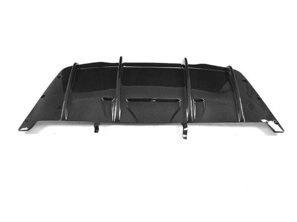 Mercedes-benz a205 c205 coupe convertible c63 amg psm style carbon fiber rear diffuser