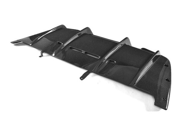 Mercedes-benz a205 c205 coupe convertible c63 amg psm style carbon fiber rear diffuser