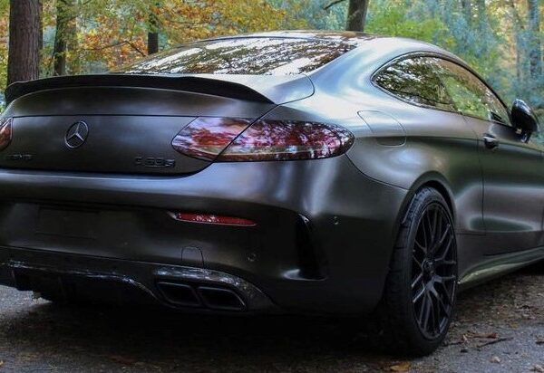 Mercedes-benz c class c205 coupe fd style carbon fiber boot spoiler