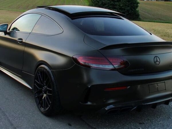 Mercedes-benz c class c205 coupe fd style carbon fiber boot spoiler