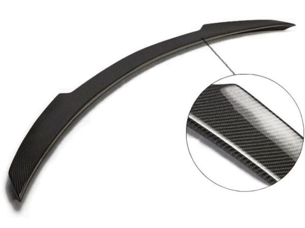 Mercedes-benz c class c205 coupe fd style carbon fiber boot spoiler