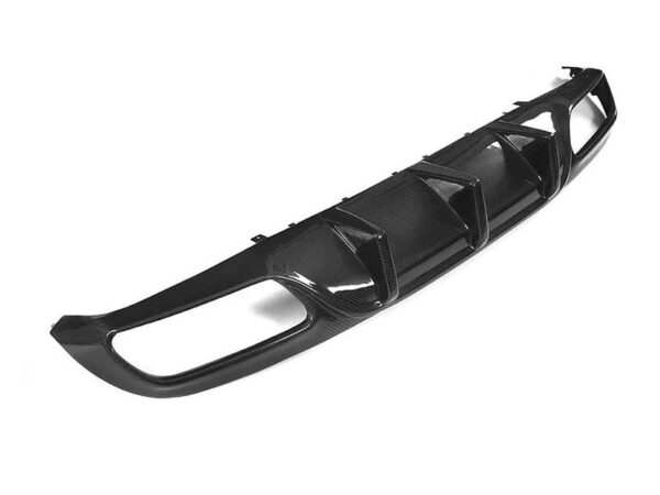 Mercedes-benz a205 c205 coupe convertible c63 amg dtm style carbon fiber rear diffuser