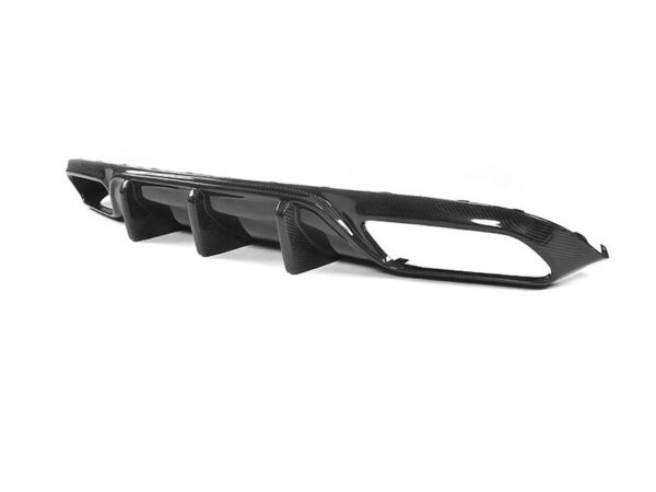 Mercedes-benz a205 c205 coupe convertible c63 amg dtm style carbon fiber rear diffuser