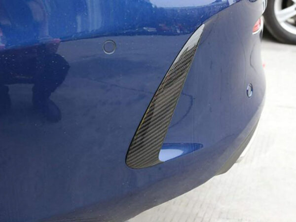 Mercedes-benz c class a205 c205 coupe amg carbon fiber rear bumper vent trims