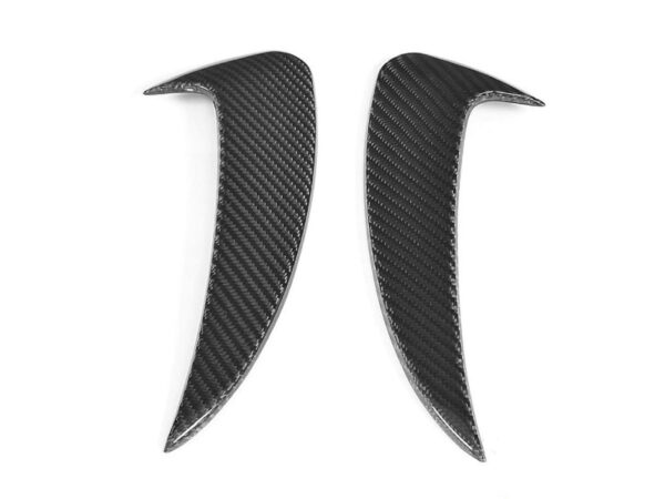 Mercedes-benz c class a205 c205 coupe amg carbon fiber rear bumper vent trims