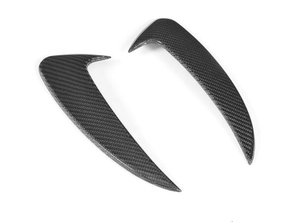 Mercedes-benz c class a205 c205 coupe amg carbon fiber rear bumper vent trims
