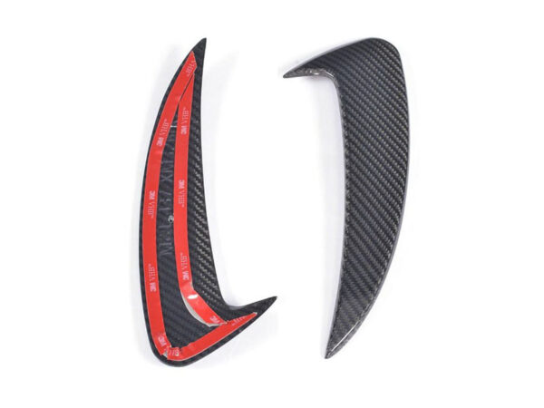 Mercedes-benz c class a205 c205 coupe amg carbon fiber rear bumper vent trims