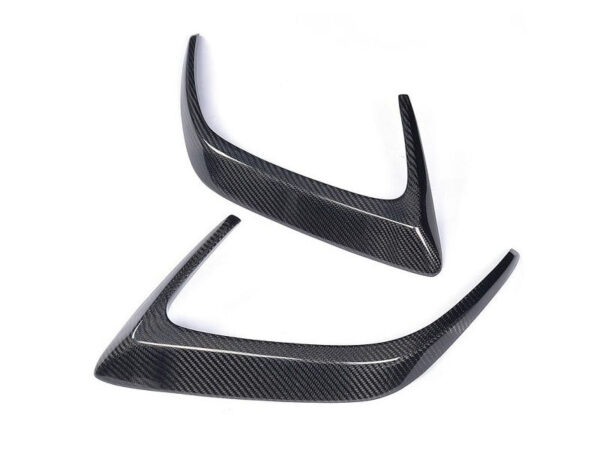 MERCEDES-BENZ C Class A205 C205 C43 C63 AMG CARBON FIBER Rear Bumper Vent Trims