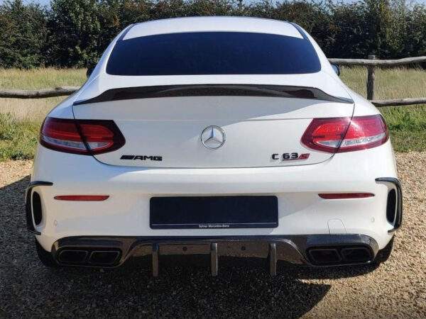 Mercedes-benz c class a205 c205 c43 c63 amg carbon fiber rear bumper vent trims