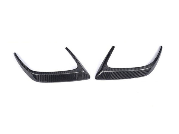 Mercedes-benz c class a205 c205 c43 c63 amg carbon fiber rear bumper vent trims