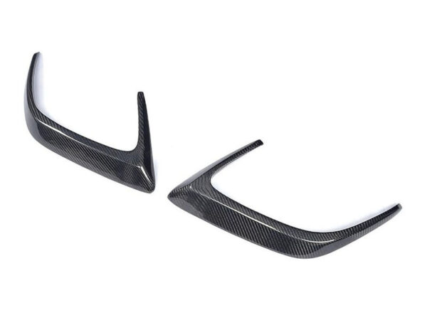 Mercedes-benz c class a205 c205 c43 c63 amg carbon fiber rear bumper vent trims