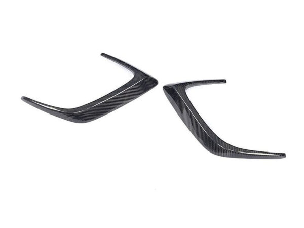 Mercedes-benz c class a205 c205 c43 c63 amg carbon fiber rear bumper vent trims