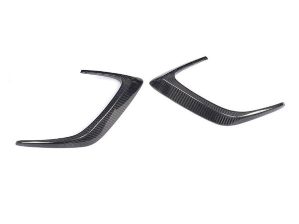 Mercedes-benz c class a205 c205 c43 c63 amg carbon fiber rear bumper vent trims