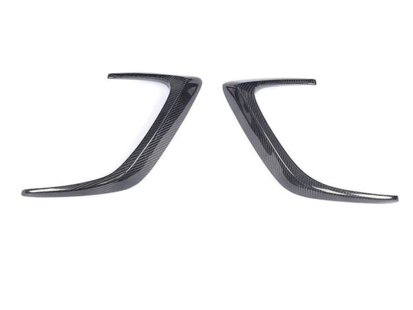 Mercedes-benz c class a205 c205 c43 c63 amg carbon fiber rear bumper vent trims