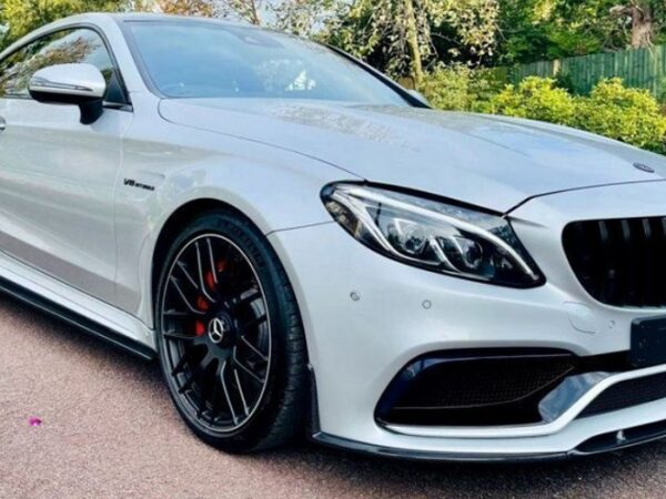 Mercedes-benz c class a205 c205 c63 amg carbon fiber edition 1 front splitter